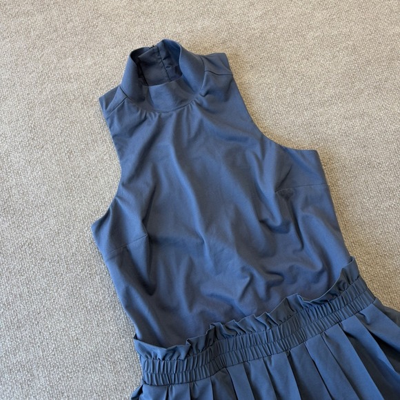 Calia Dresses & Skirts - NWT CALIA Women's Golf Mixed Media Pleated High Neck Sleeveless Dress Sz Small